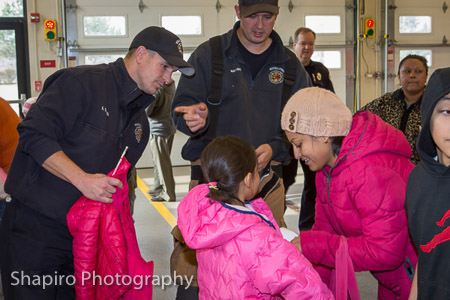 Wheeling Fire Department gives children free winter coats with Operation Warm  11-15-14 Larry Shapiro photographer shapirophotography.net